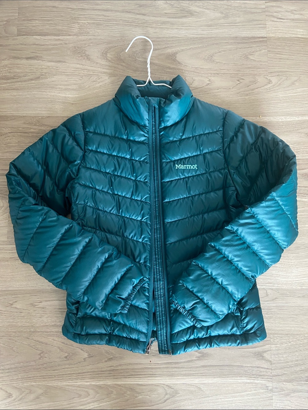 Women’s Marmot Teal Green Lightweight Puffer Jacket